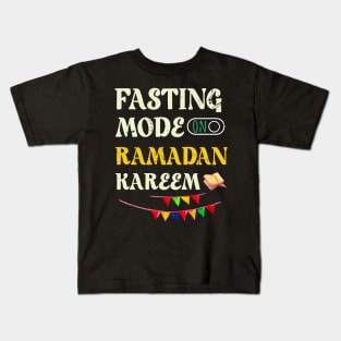 Ramadan Fasting Fashion On Happy Ramadan Muslims Holy Month Kids T-Shirt